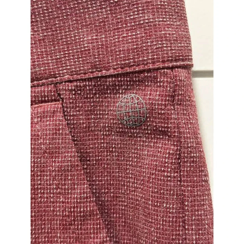 Adidas Mens Ultimate365 Heathered Golf Shorts Burgundy Red Size 36 Heritage